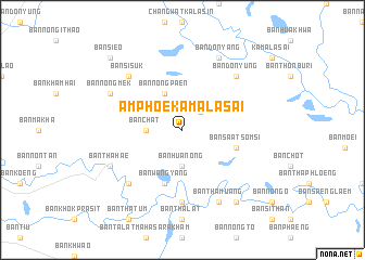 map of Amphoe Kamalasai