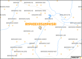 map of Amphoe Kosum Phisai