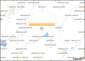 map of Amphoe Krasang