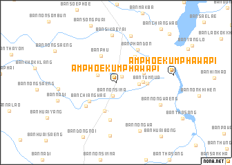 map of Amphoe Kumphawapi