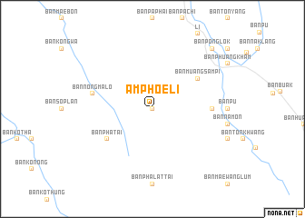 map of Amphoe Li