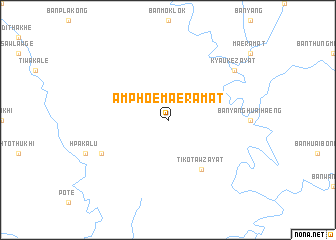 map of Amphoe Mae Ramat