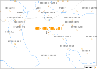 map of Amphoe Mae Sot