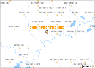 map of Amphoe Mancha Khiri