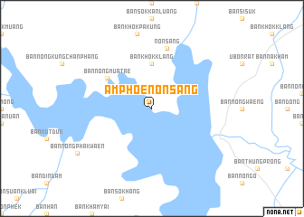 map of Amphoe Non Sang