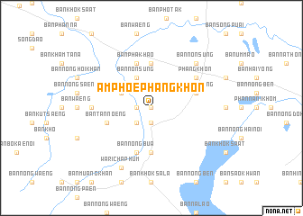 map of Amphoe Phang Khon