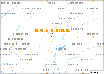 map of Amphoe Phon Thong