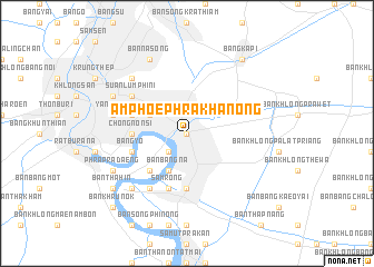 map of Amphoe Phra Khanong