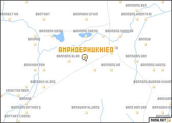 map of Amphoe Phu Khieo