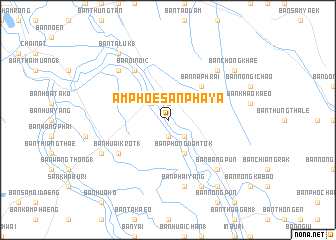 map of Amphoe Sanphaya