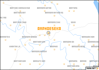 map of Amphoe Seka