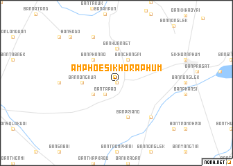 map of Amphoe Si Khoraphum