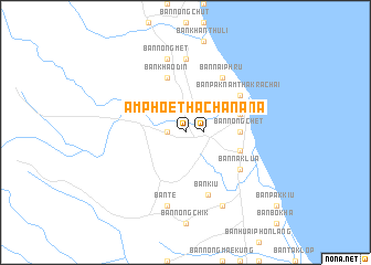 map of Amphoe Tha Chana