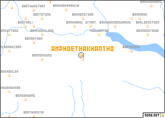 map of Amphoe Tha Khantho