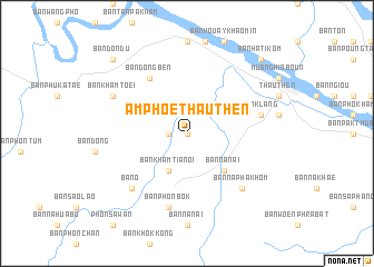 map of Amphoe Tha Uthen