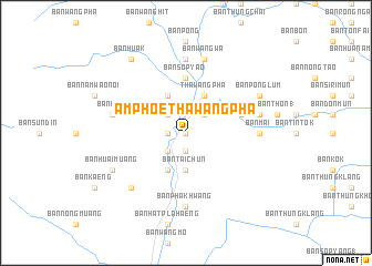 map of Amphoe Tha Wang Pha