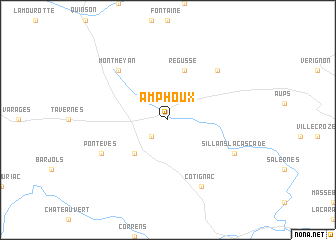 map of Amphoux