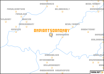 map of Ampiantsoanomby