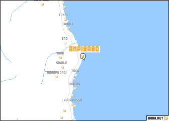 map of Ampibabo