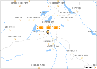 map of Ampijoroana