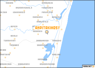 map of Ampitakihosy