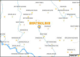 map of Ampitakilaka