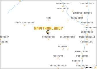 map of Ampitamalandy