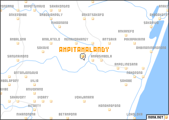 map of Ampitamalandy