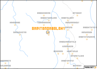 map of Ampitanombalahy