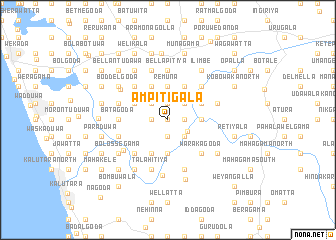 map of Ampitigala