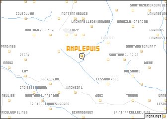 map of Amplepuis