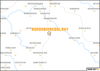 map of Ampombimakoalahy