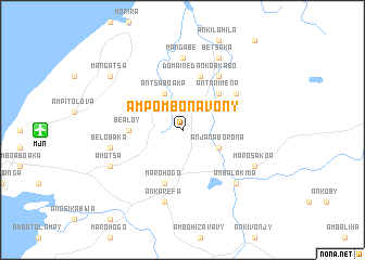 map of Ampombonavony