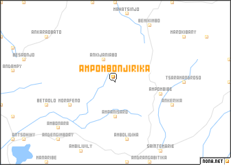 map of Ampombonjirika