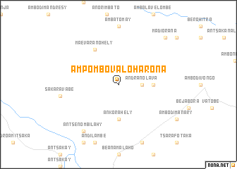 map of Ampombovaloharona