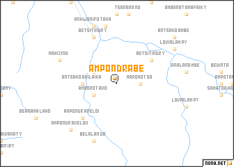 map of Ampondrabe
