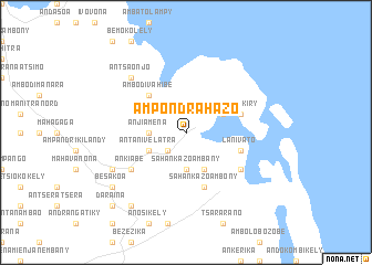 map of Ampondrahazo