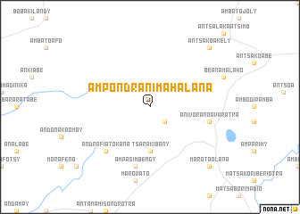 map of Ampondranimahalana