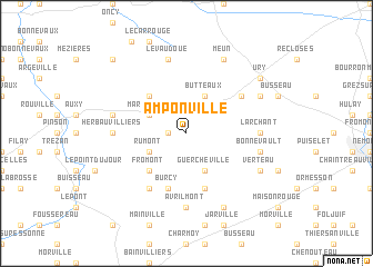 map of Amponville