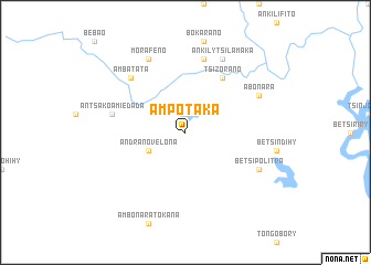 map of Ampotaka