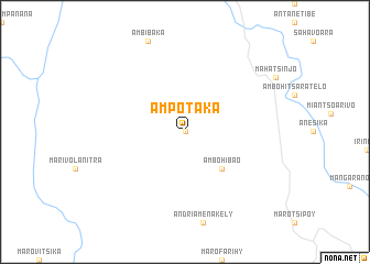 map of Ampotaka