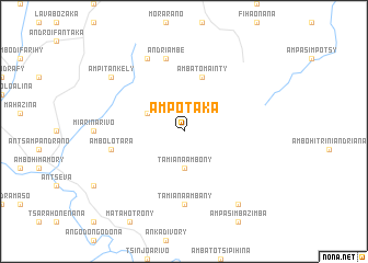 map of Ampotaka