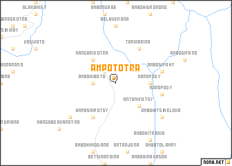 map of Ampototra