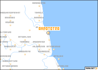 map of Ampototra