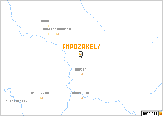 map of Ampozakely