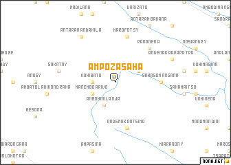 map of Ampozasaha