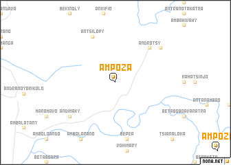 map of Ampoza