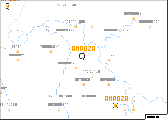 map of Ampoza