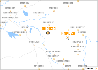 map of Ampoza