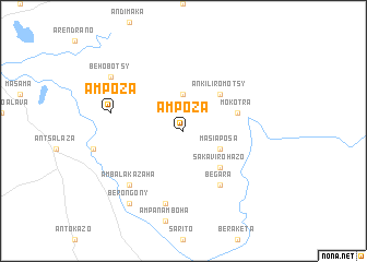 map of Ampoza